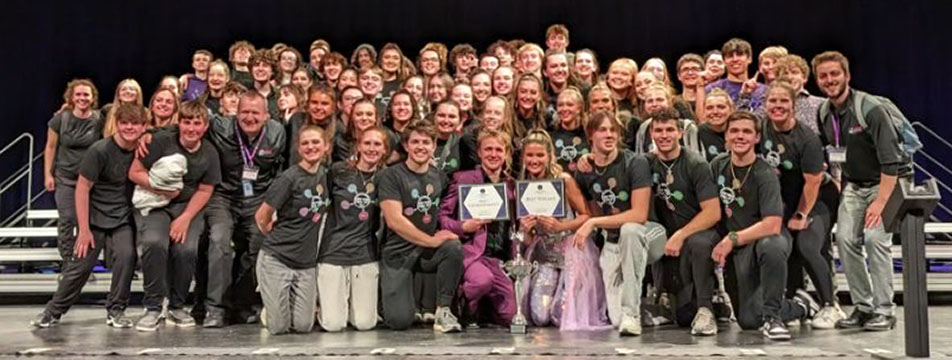 Norris High School's ''Gold'' earn best vocals, best choreography, and overall first place at the Lincoln Northwest Capital City Classic in Nebraska